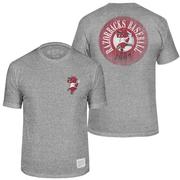 Arkansas Vault Razorbacks Baseball Circle Logo Tee